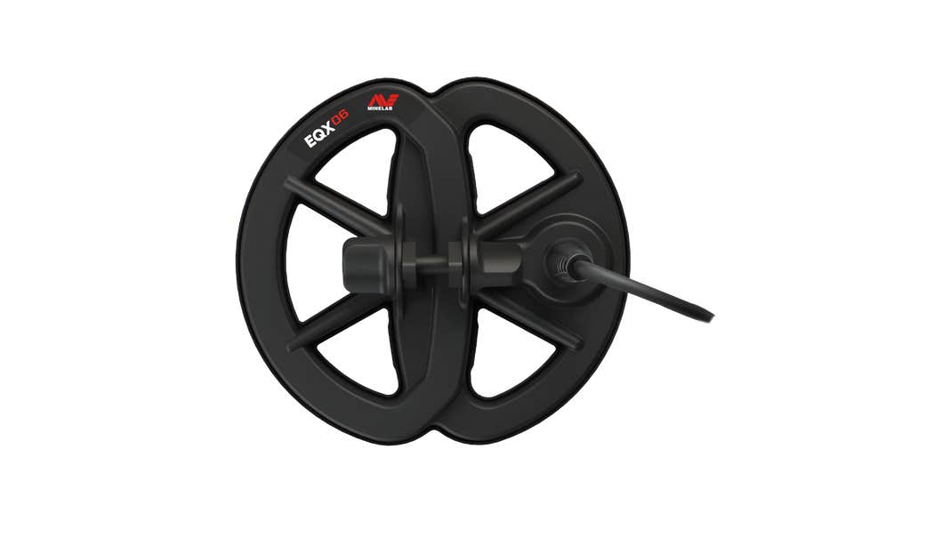 EQX 06 Double-D 6" Round Coil for EQUINOX 600/800 Metal Detectors (with Skidplate)