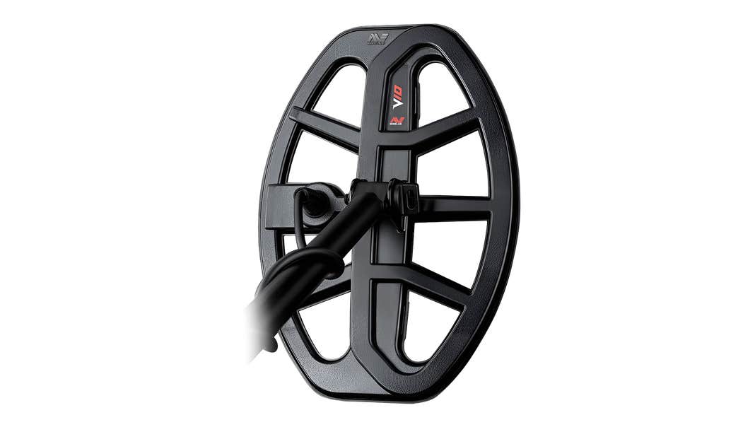 V10 Double-D 10x7" Elliptical Coil for VANQUISH Metal Detectors (with Skidplate)