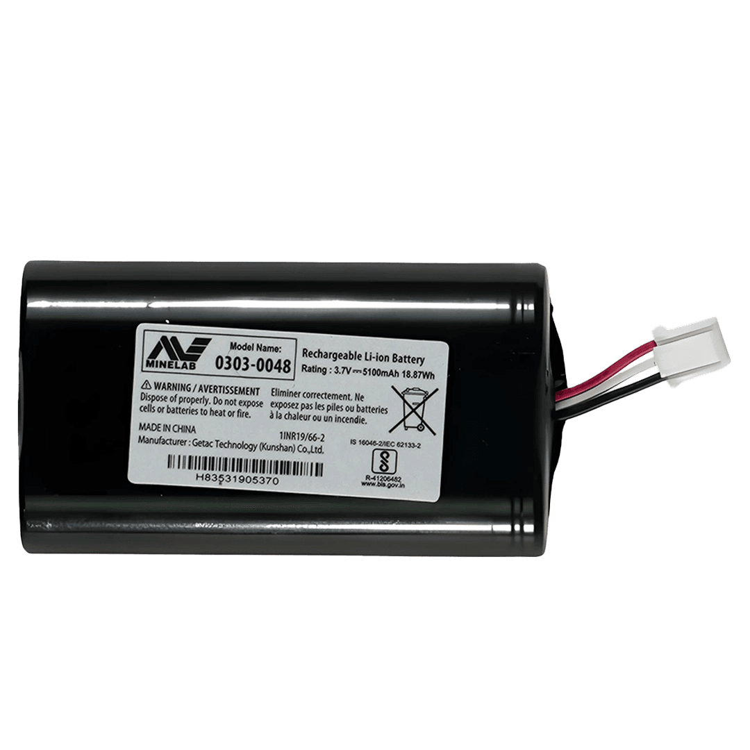 Rechargeable Li-Ion Battery Pack for EQUINOX 700|900 Metal Detectors