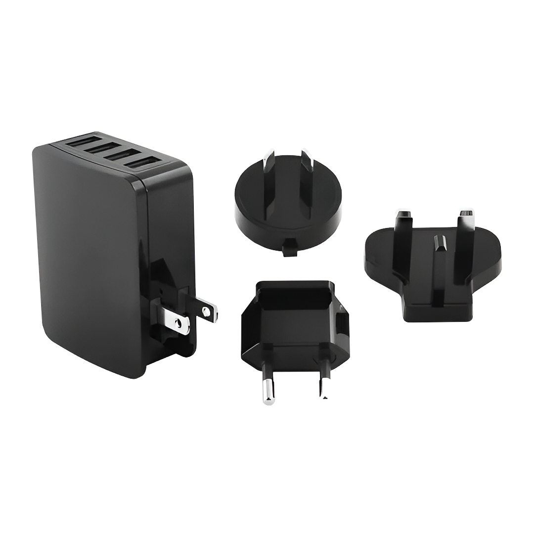 4-Way USB Universal AC Charger