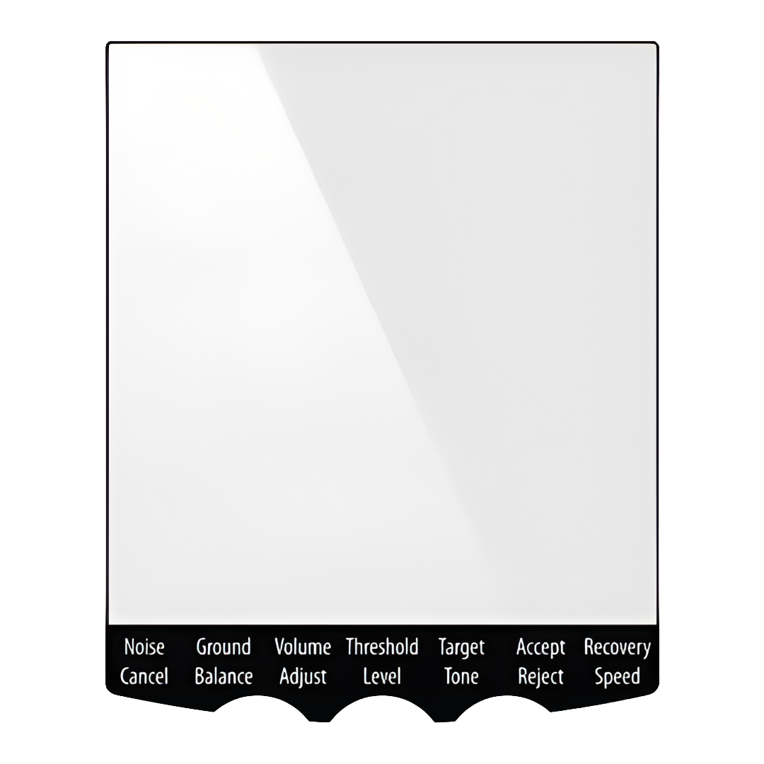 Screen Protector Pack, Multi-Language for EQUINOX 600/800 Metal Detectors