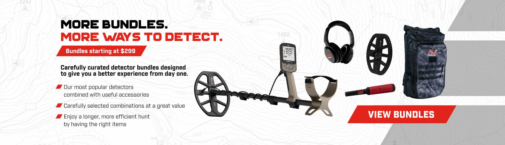 bundles save more popular detectors accessories