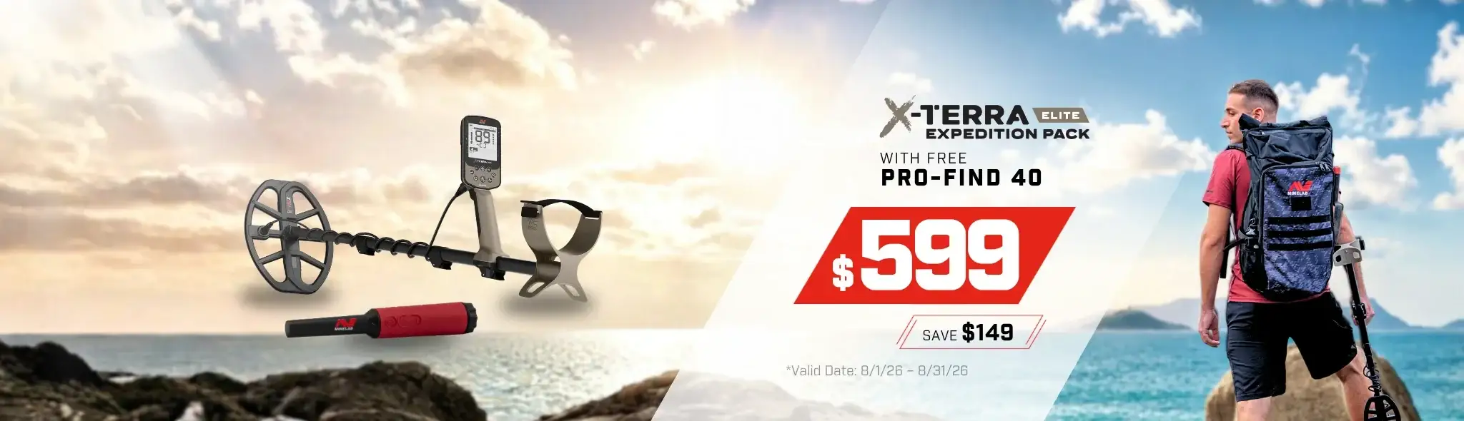 buy x-terra elite expedition pack get free pro find 40 save 149 dollars