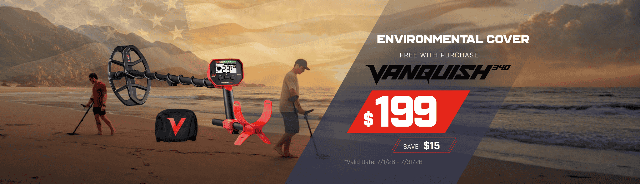 free environmental cover with purchase of vanquish 340