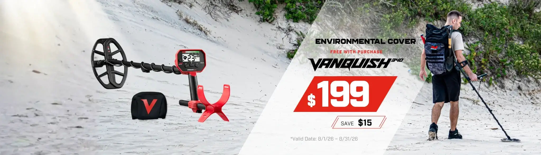 free environmental cover with purchase of vanquish 340