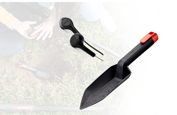 Earbuds and Digging Tool